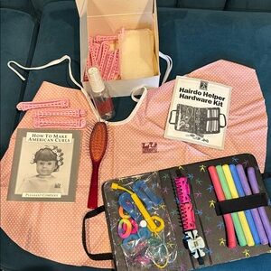 American Girl Pleasant Company HairDo Helper & Curls Lot